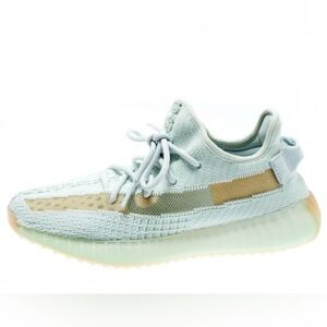 Yeezy Green and Tan Athletic Shoes